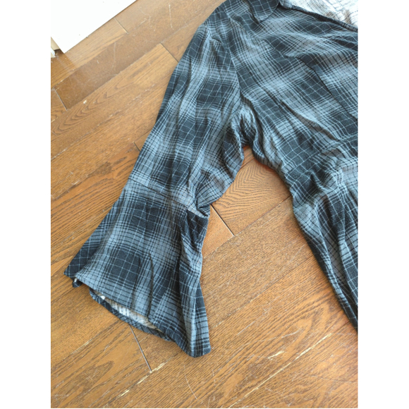 Torrid Fit And Flare Slub Button-Front Top Womens Sz 2 Fairy Y2K Dark Academia - Picture 10 of 12